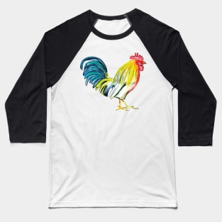 Ink Pencil Chicken Baseball T-Shirt